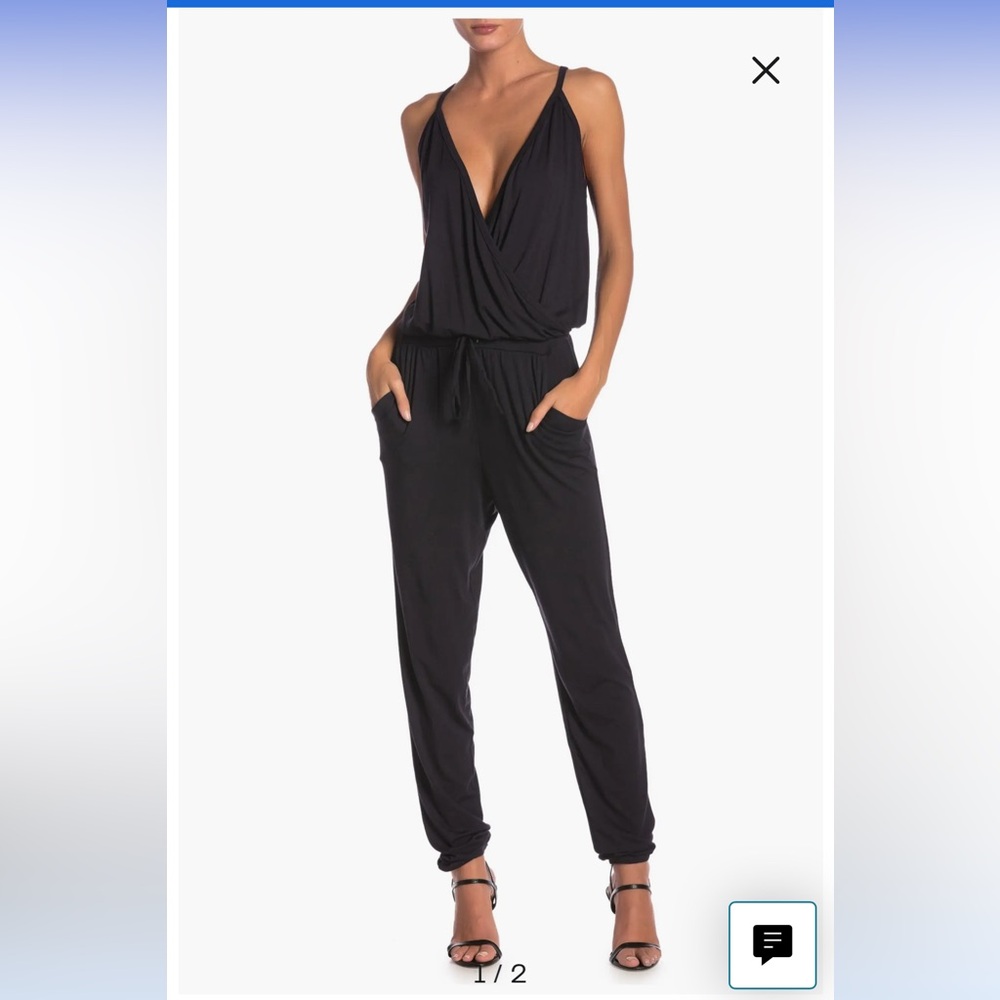 Go Couture Black jumpsuit size medium